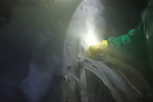 鄂州消防水池堵漏现场